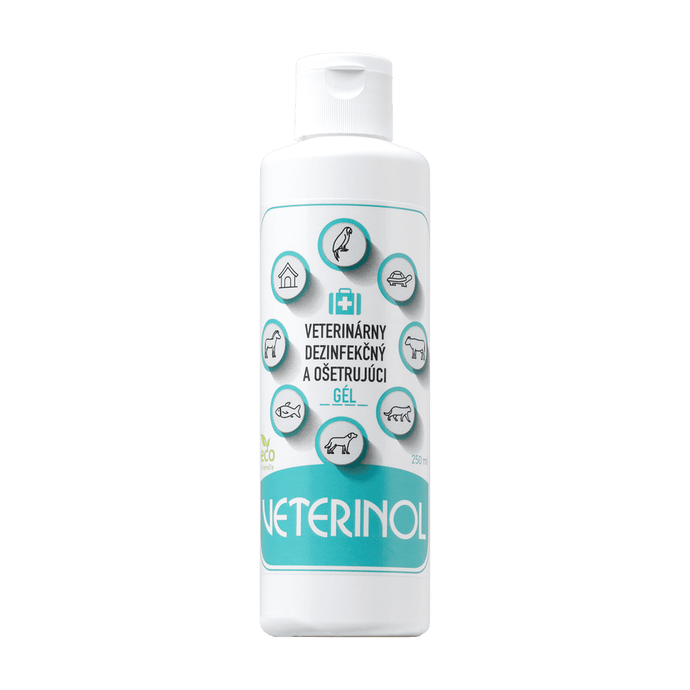 Veterinol fertőtlenítő és ápoló gél 250 ml