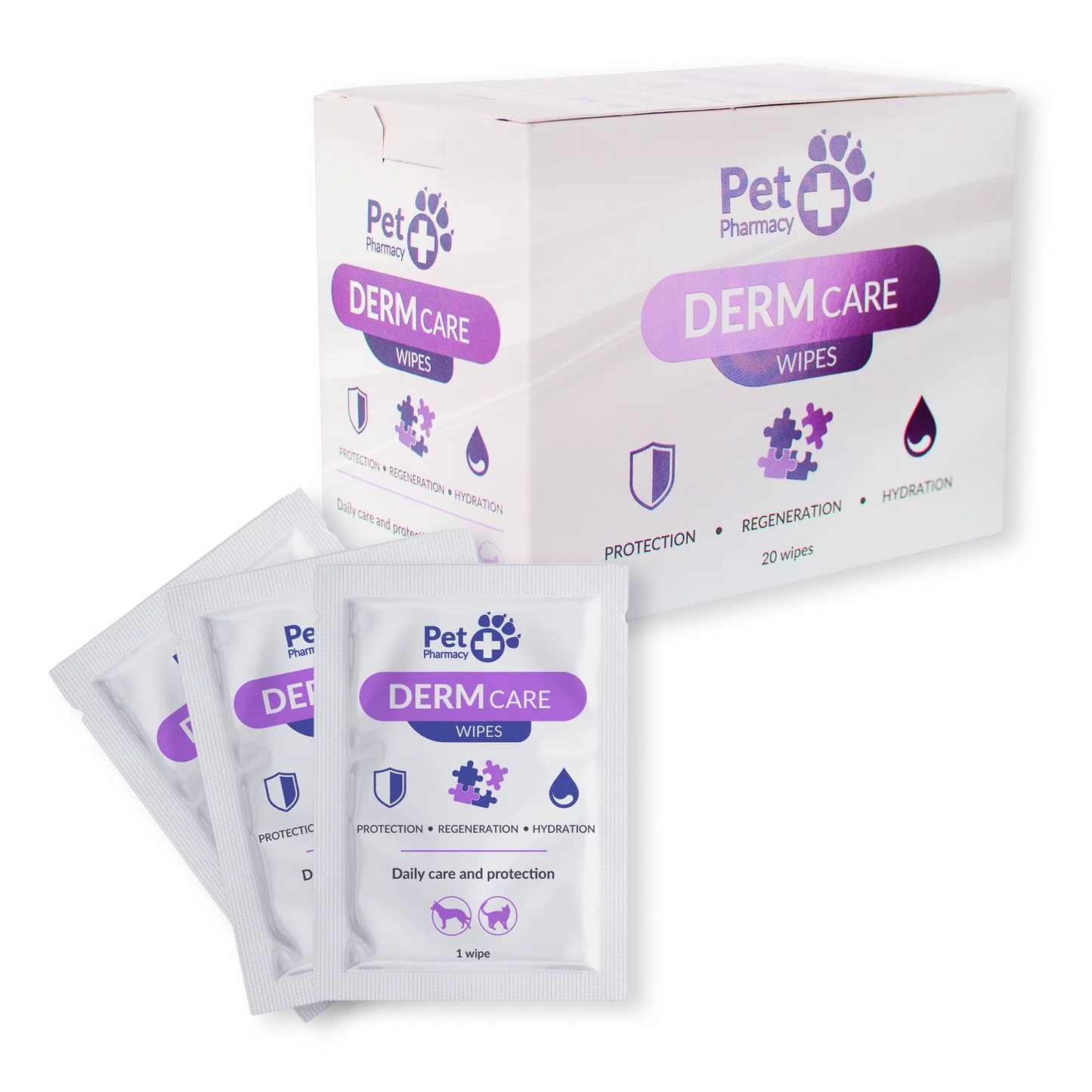Derm Care Wipes 20 db