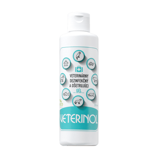 Veterinol fertőtlenítő és ápoló gél 250 ml