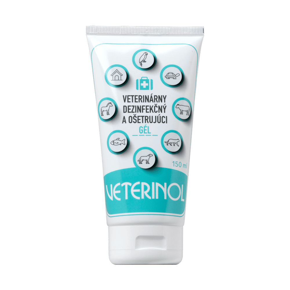 Veterinol fertőtlenítő és ápoló gél 150 ml