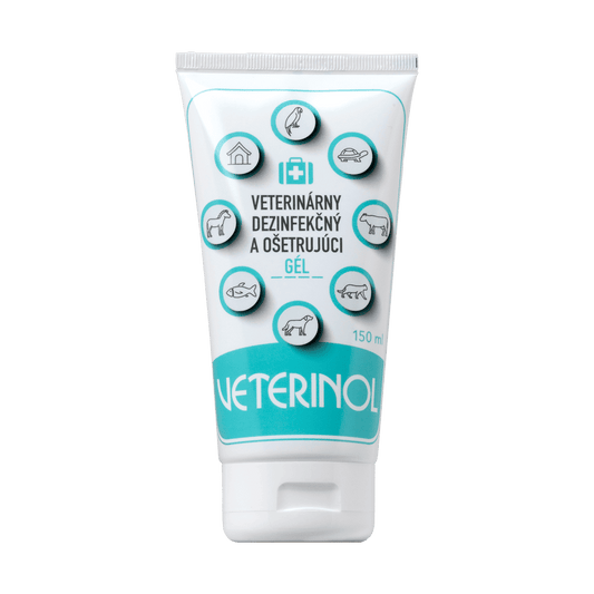 Veterinol fertőtlenítő és ápoló gél 150 ml